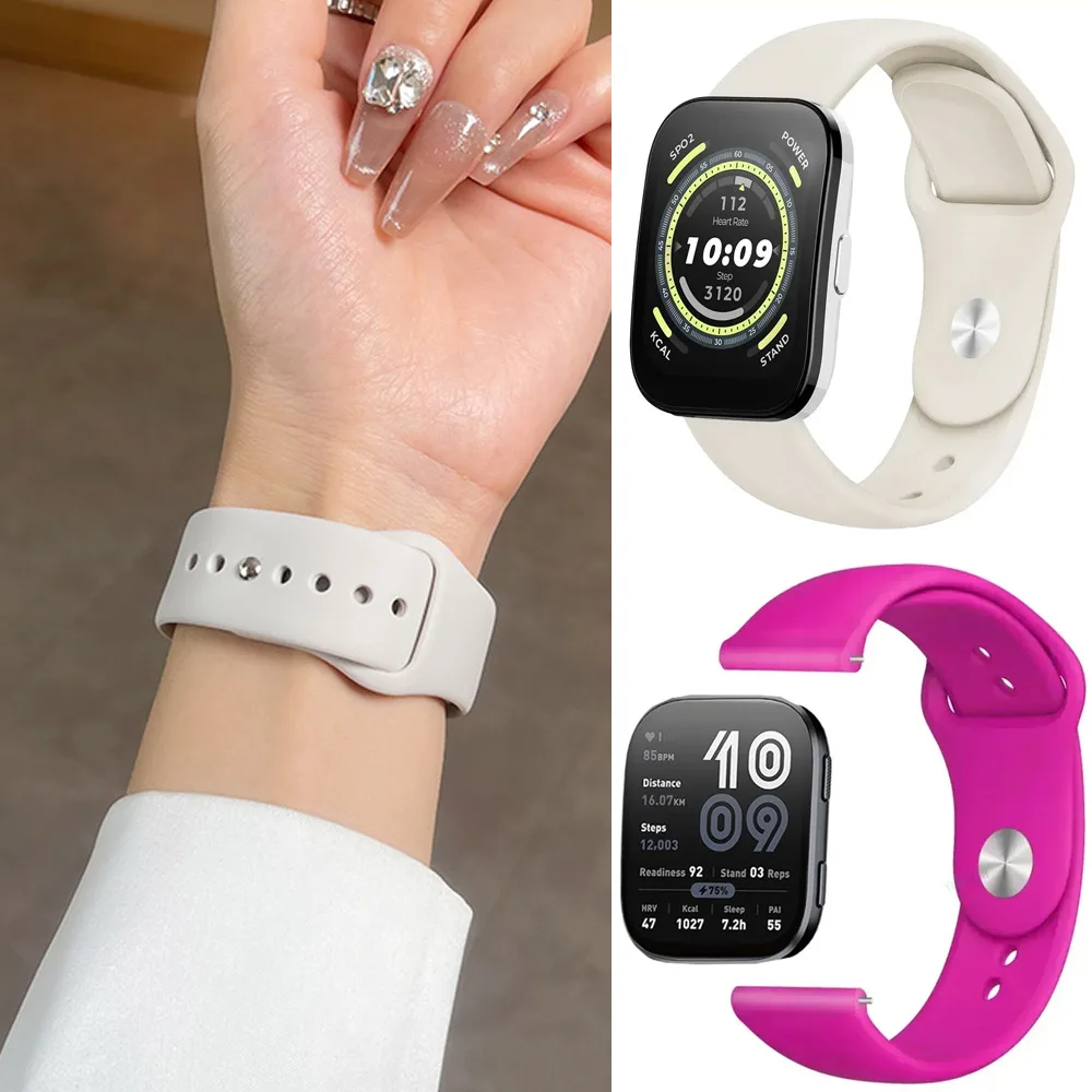 Sport Silicone Watch Band - 22/20mm Universal Fit Bracelet