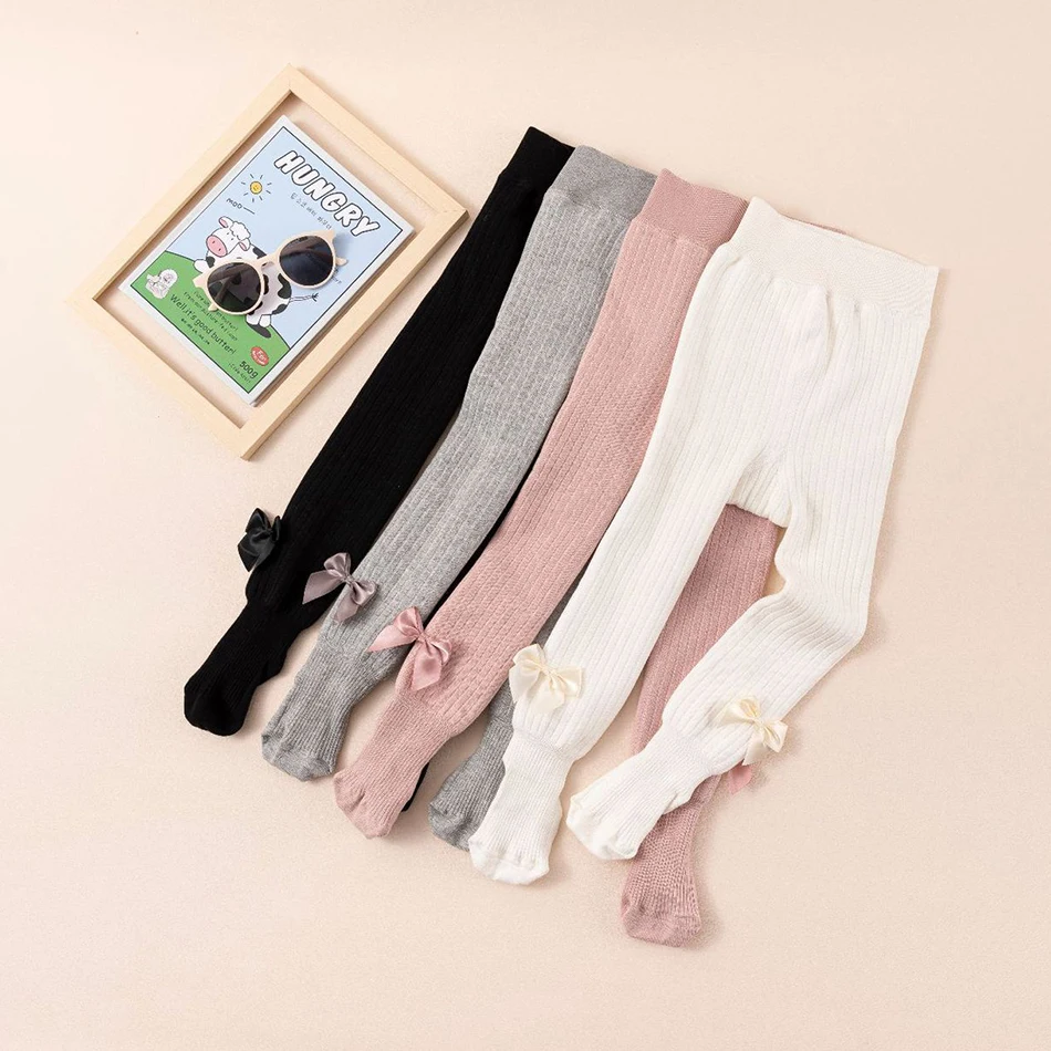 

Baby Girl Bowknot Tights 0-12Years Children Pantyhose Cotton Soft Kids Stocking Baby Pantyhose Tights Baby Girls Pantyhose