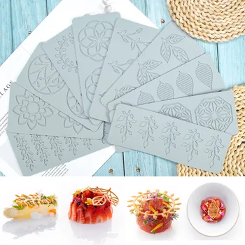 Various Leaves & Flowers Silicone Lace Mat 1
