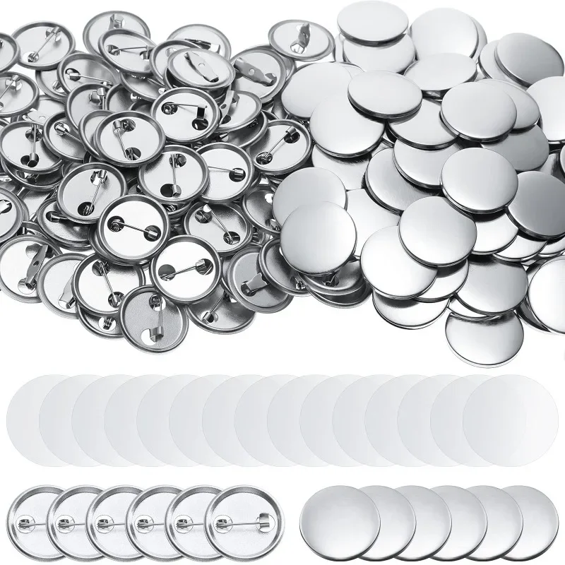 Description Picture 2 of itemMetal Badge Pin Button Making Supplies 100Sets 25mm/32mm/37mm/44mm/50mm/56mm/58mm/75mm Round Badges for Button Maker Machine
