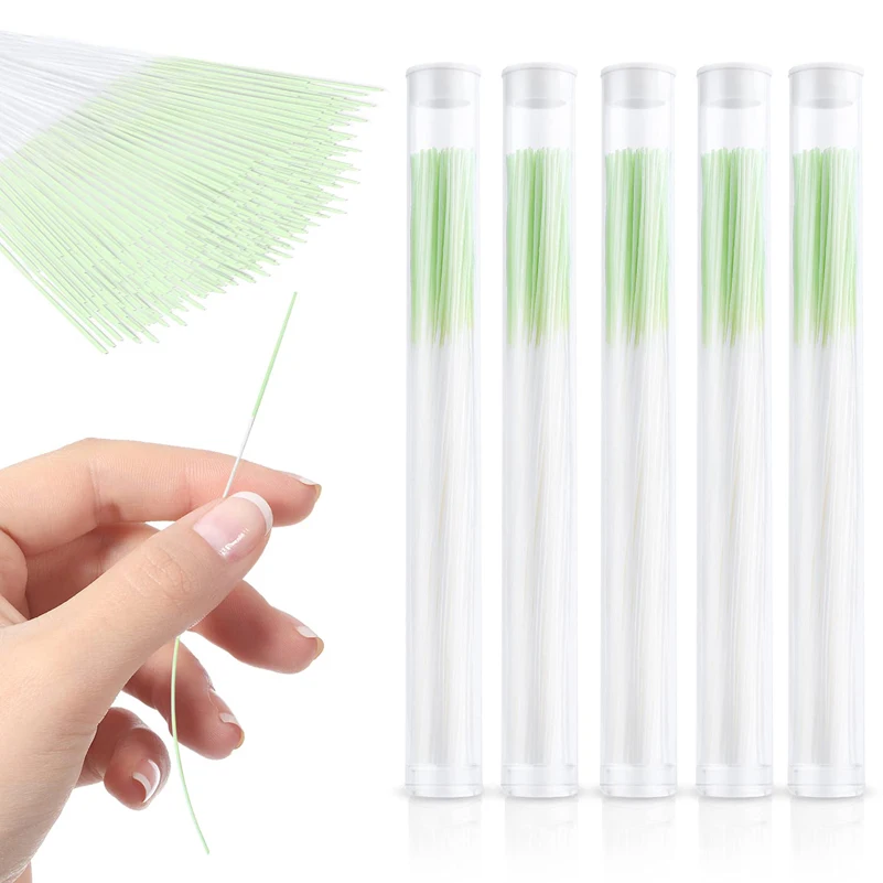

60Pcs Ear Hole Aftercare Tools Kit Disposable Earrings Hole Cleaner Piercing Jewelry Ear Cleaning Tool Herb Solution Paper Floss