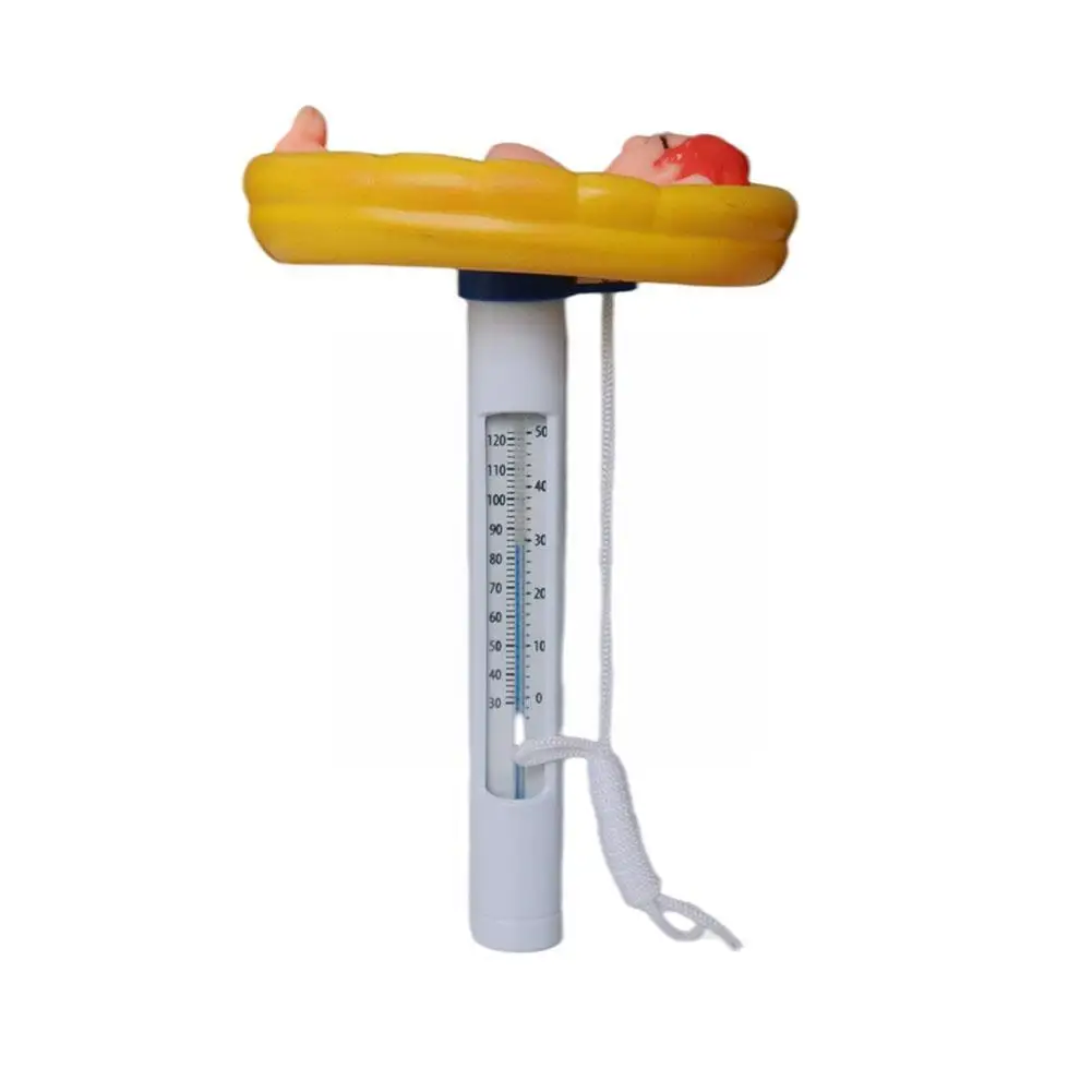 

Aquarium Swimming Pool Thermometer ℃/℉ Accurate Measurement Water With String Scale Cartoon Thermometers And Floating V7g6