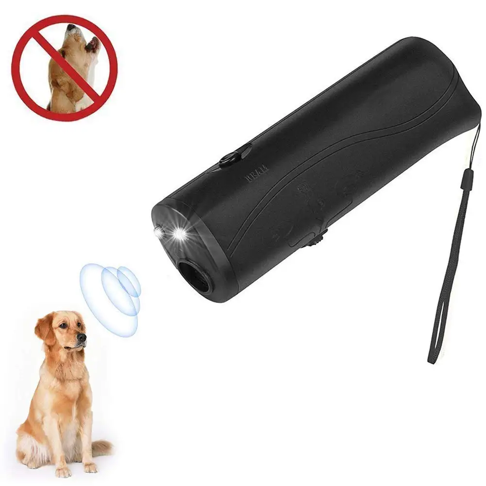 1pc Pet Dog Training equipment Ultrasound Repeller 3 in 1 Control Trainer Device Anti Barking Stop Bark Deterrents