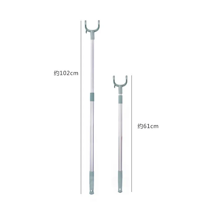 Balcony Fork Pole The Hangers for Clothes Pole Retractable Pole Drying Pole Fork Dress Stick Space Saving Clothing Rack 4