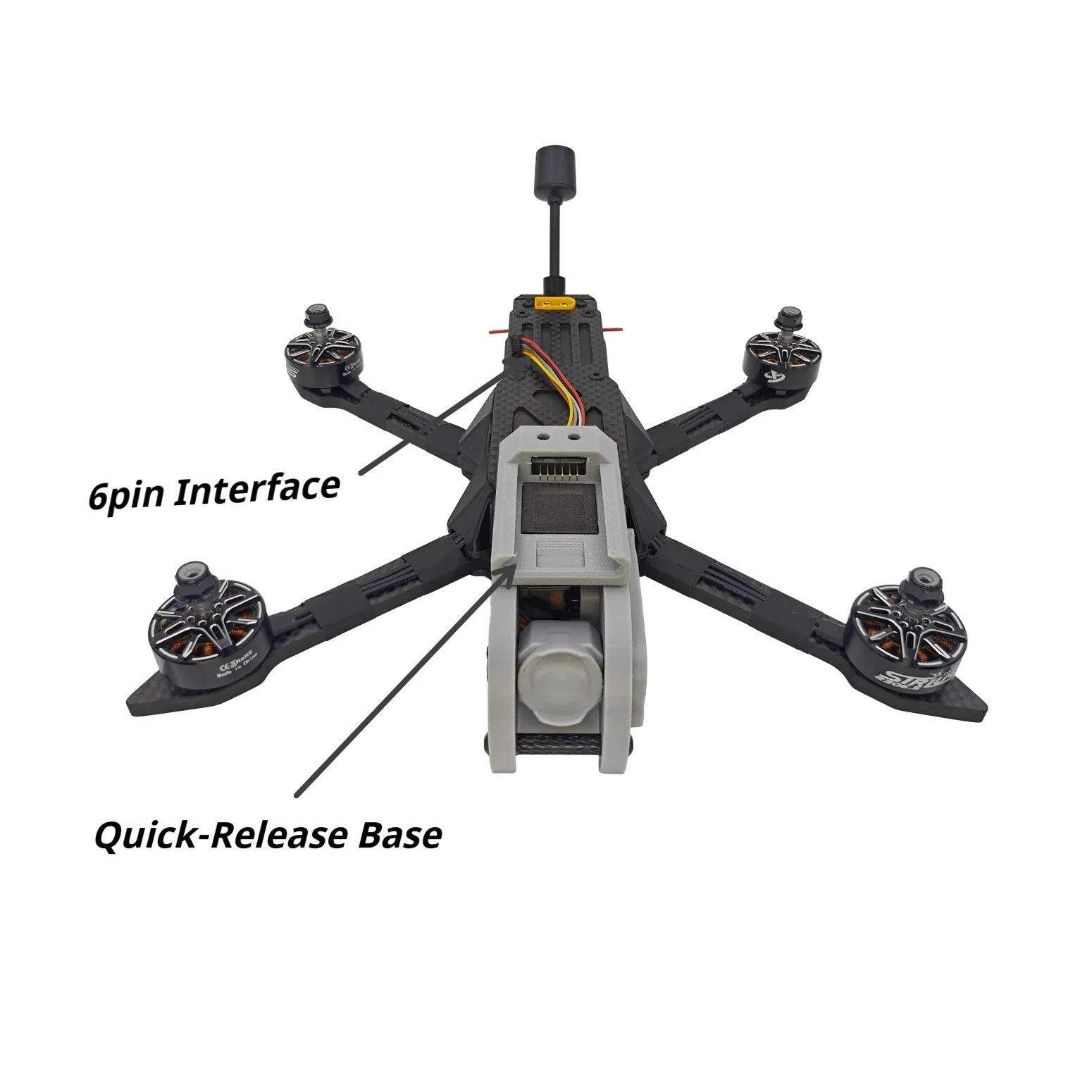 DJI O4 Air Unit Pro Sky End Lens Cam Camera modification kit quick-release structure quick disassembly and installation drone accessories