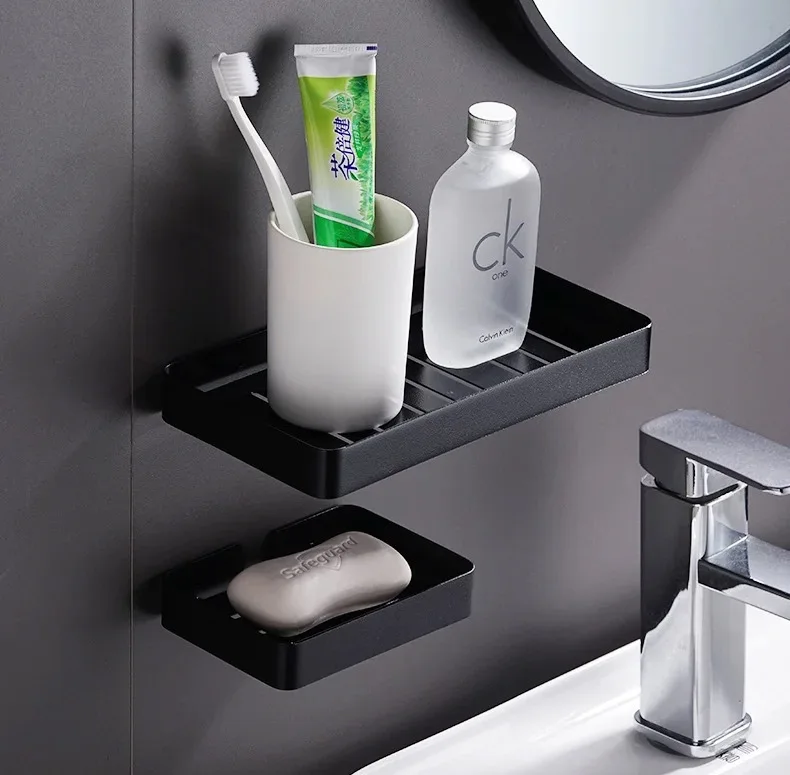 Stainless Steel Wall Mounted Soap Sponge Organizer - Image 7