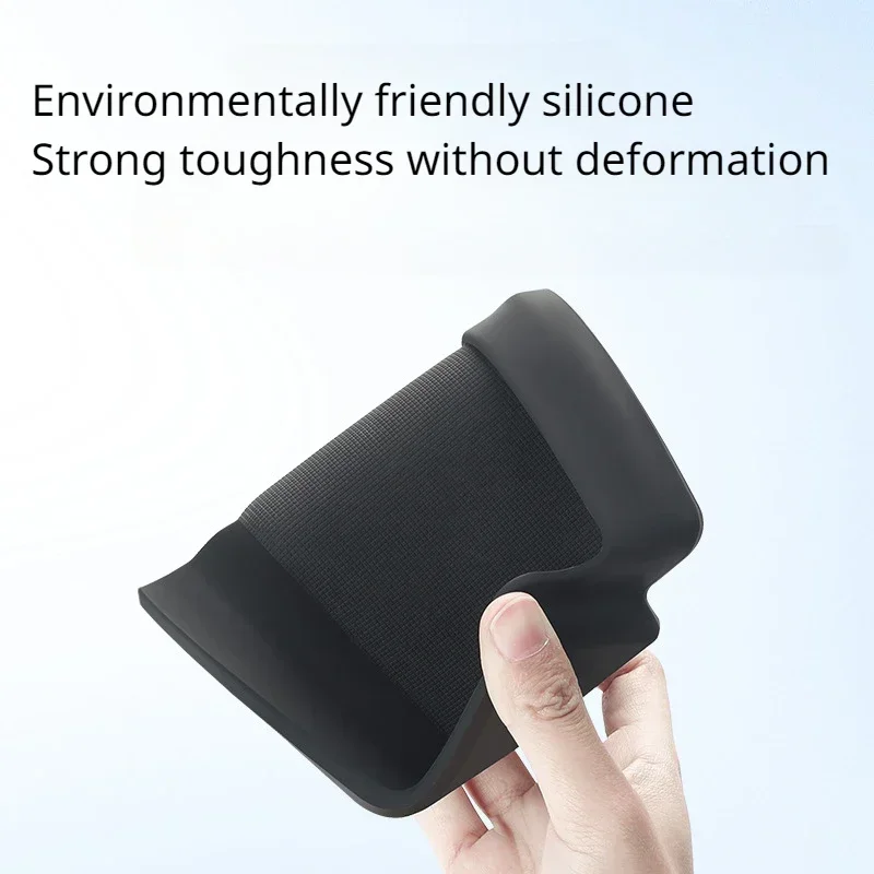 Silicone Car Armrest Box Sunglasses Storage Case with Central Control Glasses and Card Tray