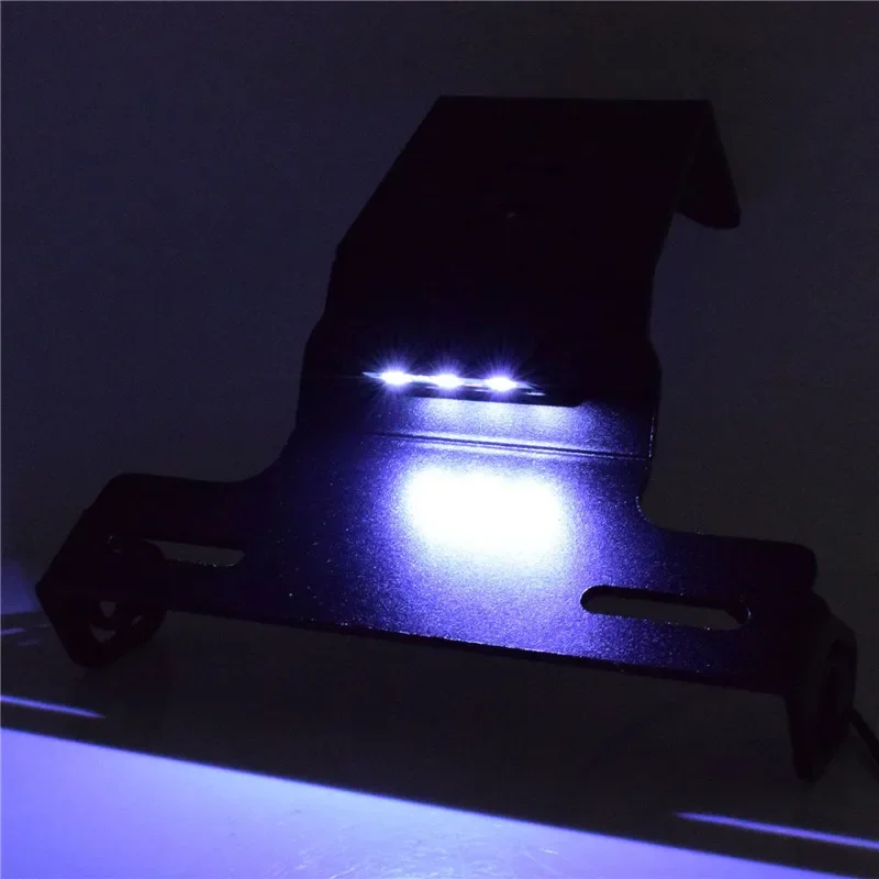 Motorbike For Yamaha YZF R1 2004 2005 2006 2007 2008 2009 2010 2011 2012 2013 2014 License Plate Holder Frame with LED Light