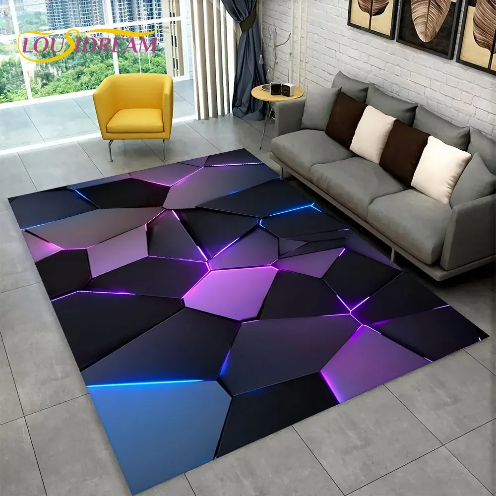3D Geometric Illusion Rug 1