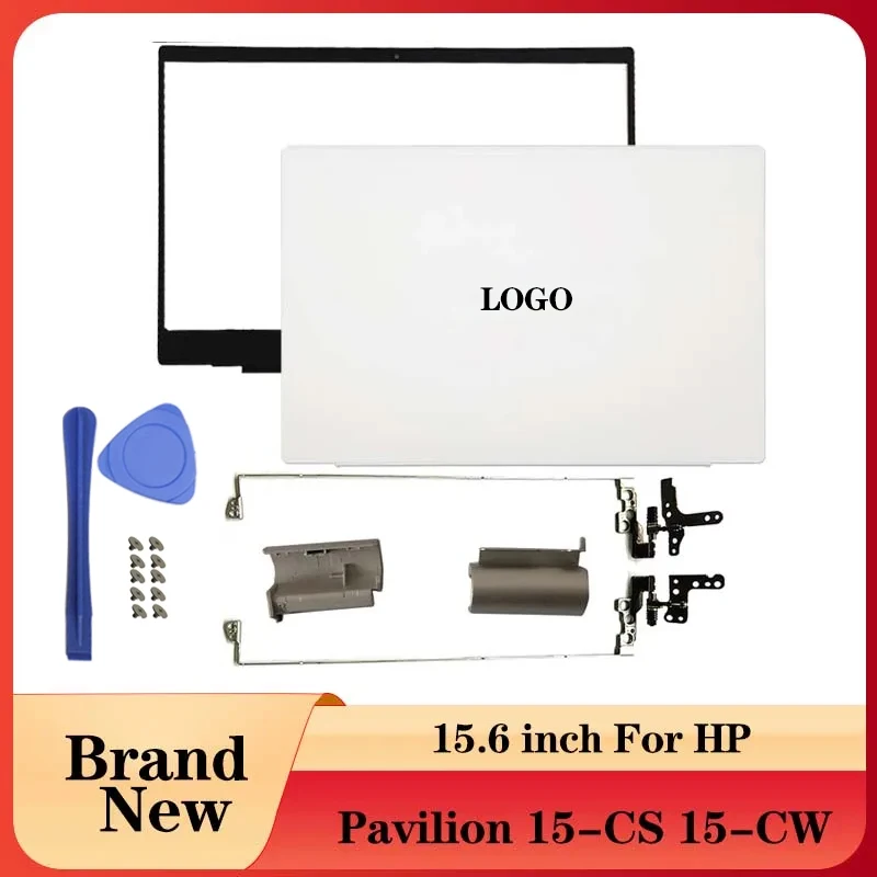 

NEW Laptop Case For HP 15-CS 15-CW TPN-Q208 Series LCD Back Cover/Front Bezel/Hinges/Hinges Cover L28379-001 White