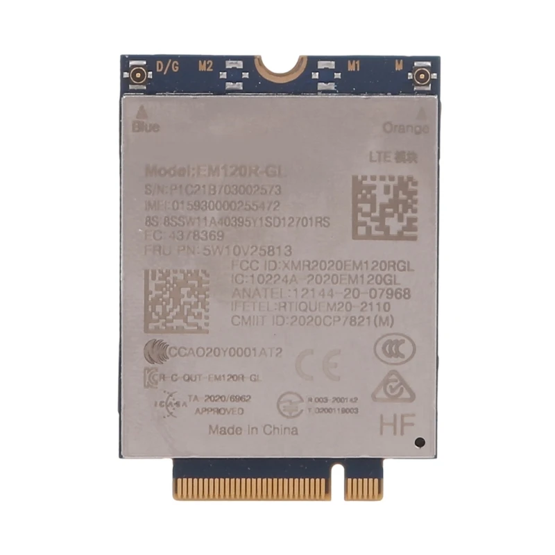 

EM120R-GL M.2 модуль Cat12 карта беспроводной адаптер для Thinkpad P14s T14 T14s P15s Yoga L14 L15 T15p P15v 87HC