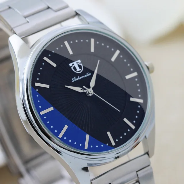 Luxury Hot Watch Men Fashion Sport Quartz Clock Mens Watches Unisex Simple Business Fashion Steel Strip Quartz Brand Wrist Watch 2