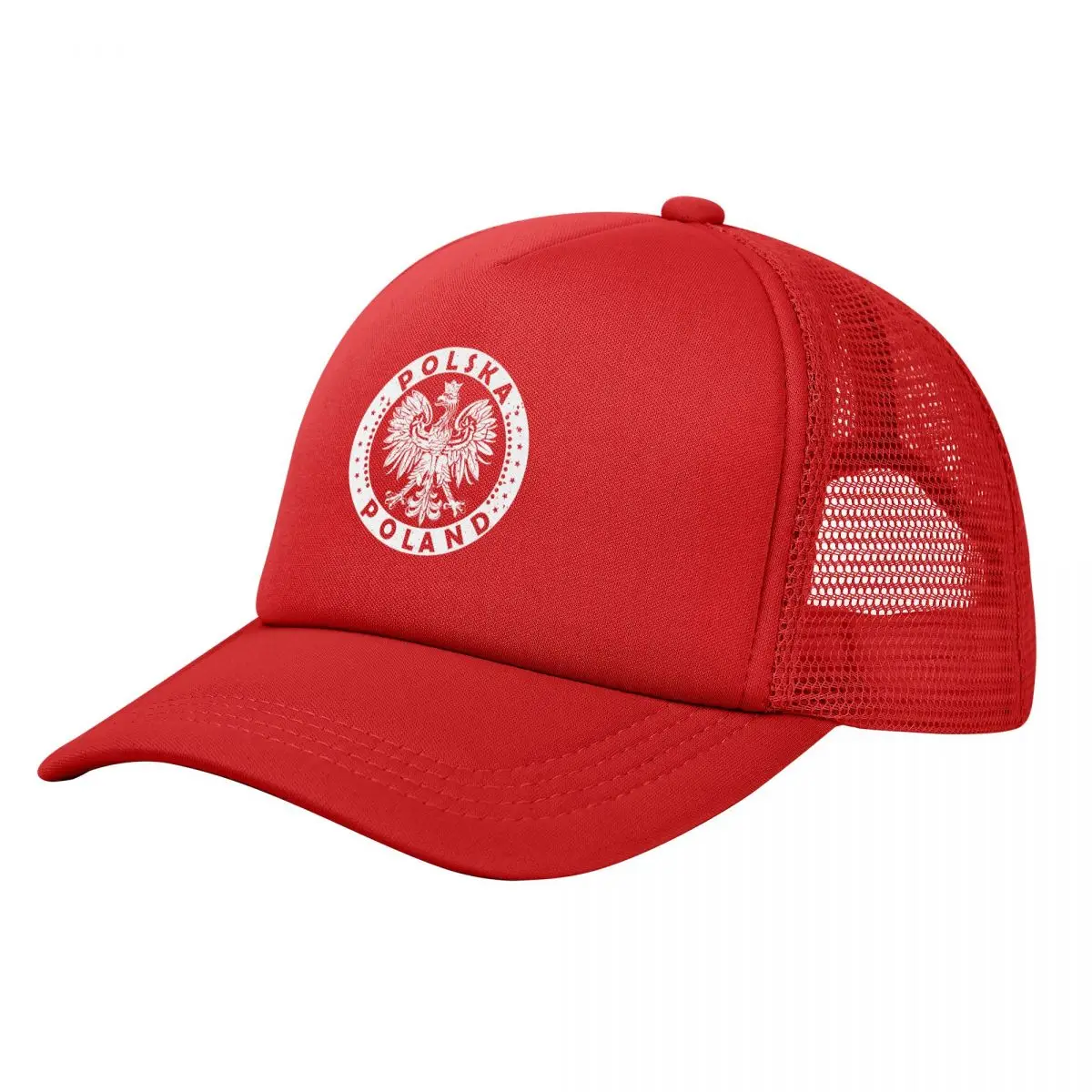 

Polska Polish Eagle Vintage Mesh Baseball Cap Men Women Hip-Hop Trucker Worker Cap Poland Coat Of Arms Hat Adjustable Autumn