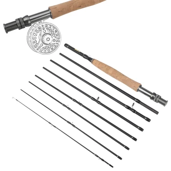 Carbon Fiber Fly Fishing Rod – 7/8-Section Travel Rod #5-6 1