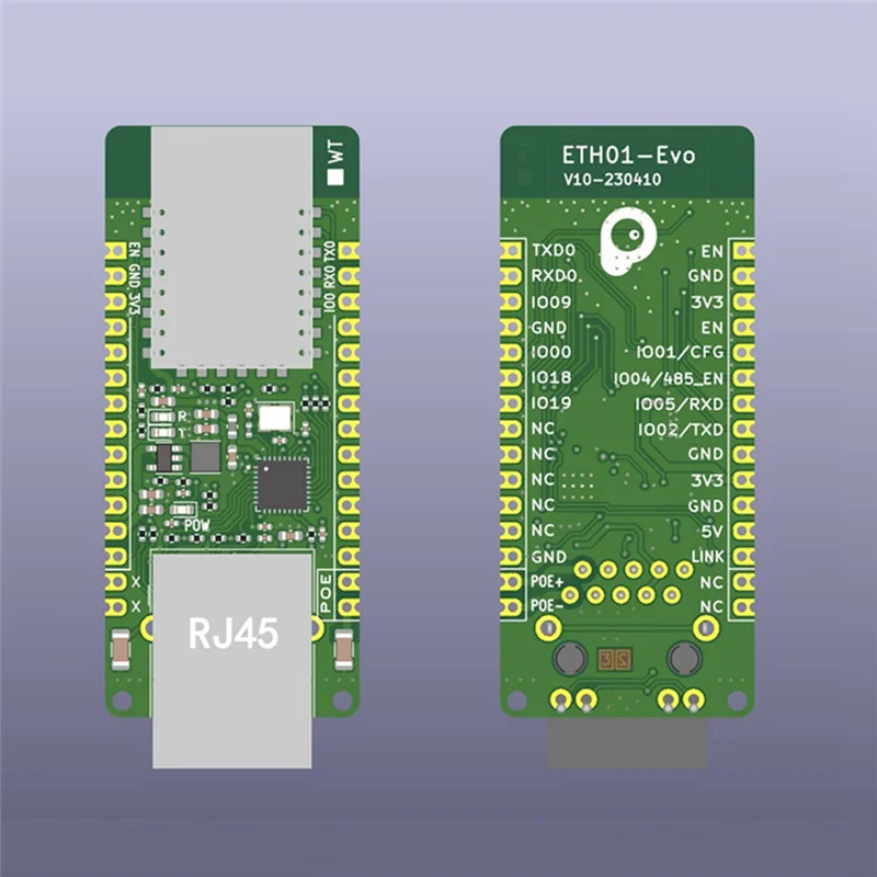 AC57-ETH01-EVO ESP32-C3 Wifi 블루투스 개발 보드 이더넷 3 In 1 Iot 게이트웨이 통신 게이트웨이(POE 모듈 포함)