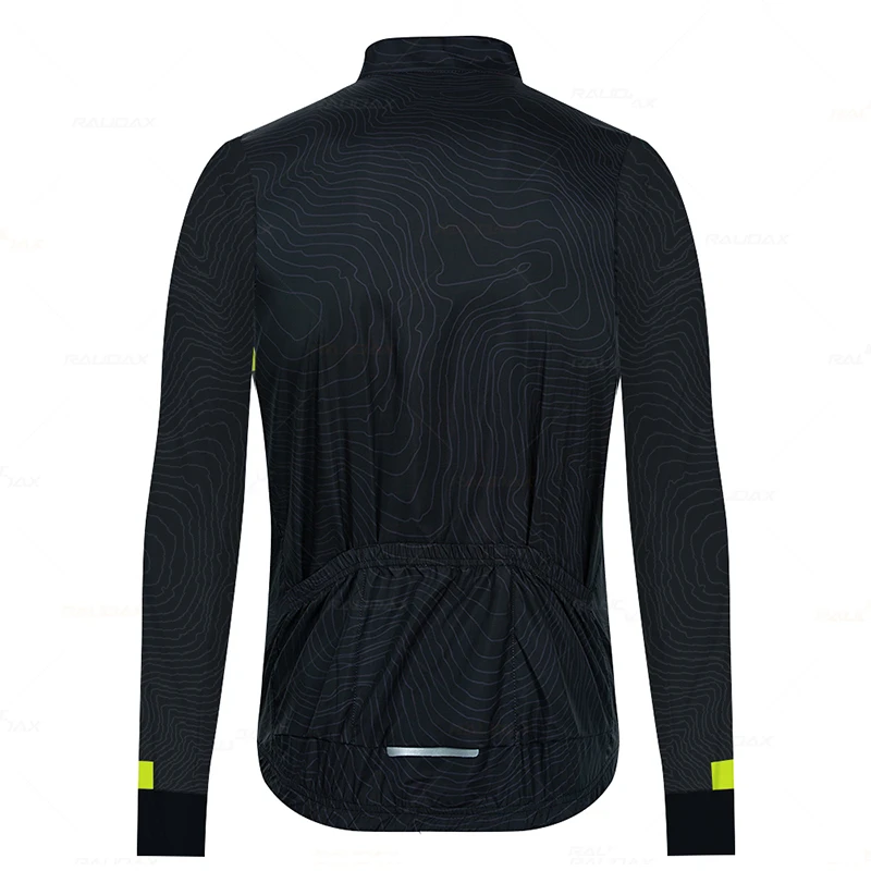 Raudax-Long Sleeve Cycling Jackets Unisex Bicycle Coats Windproof Cycling Clothing Light Sports Jersey