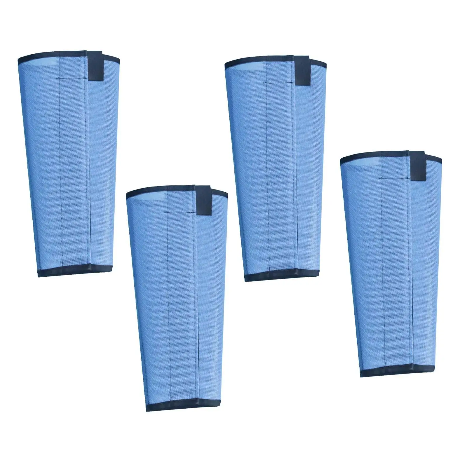 4Pcs Horse Fly Leg Boots Leg Guard Fine Mesh Blue Horse Leggings Breathable Protective Sports Protection Training Outdoors