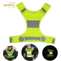 Reflective Vest Self-defense Safety Supplies For Bicycle Reflector Fluorescent Yellow Protective Clothe Construction Site