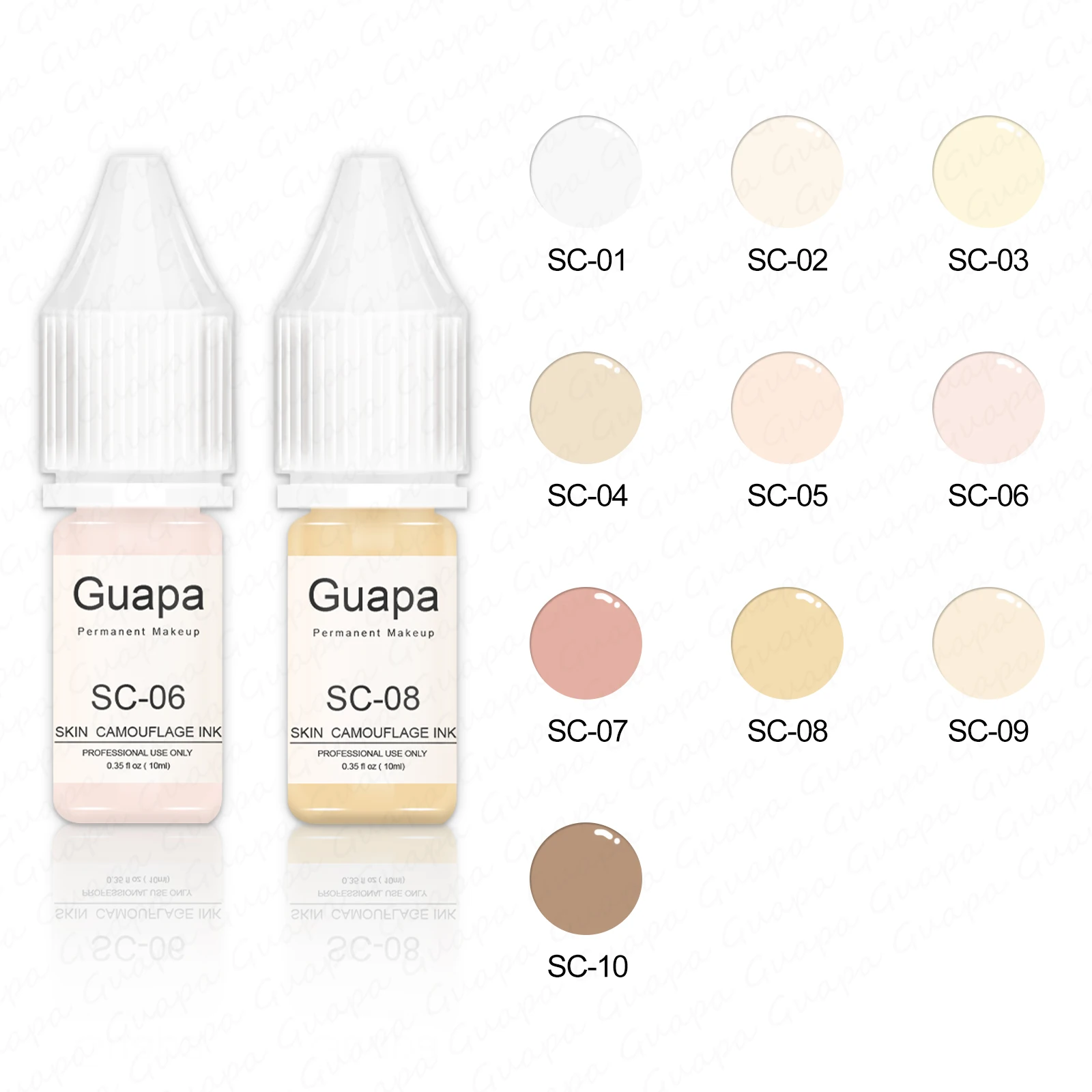 10ml Guapa Camouflage Pigment for Skin Permanent Makeup Tattoo