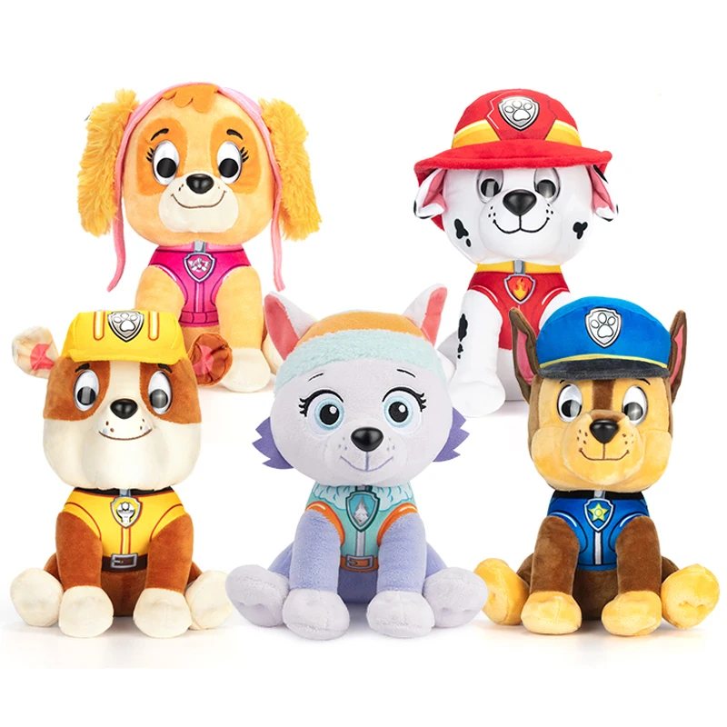 Originale Paw Patrol Gund Peluche Peluche Chase Skye Marshall 9 Pollici 22.9Cm Chase Skye Macerie Bambini Regalo Di Compleanno Bambola