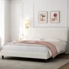Queen Bed Frames with Adjustable Headboard,Full Size Bed Frame No Box Spring Needed/Wood Slats Support/Easy Assembly, Bed Frames 1