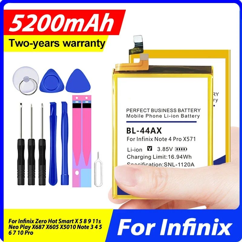 BL-49GX BL-44AX BL-44CX BL-58BX Battery For Infinix Zero Hot Smart