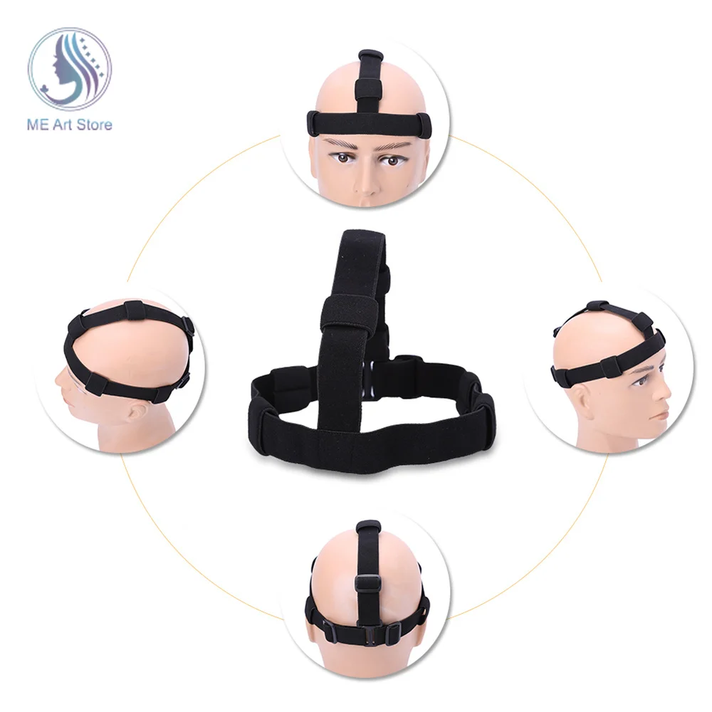 Elastic Headlight Band Nylon Adjustable Headband Breathable Head Strap Lamp Side Frontal Strap for Outdoor Camping Fishing elastic headband elastic head strap