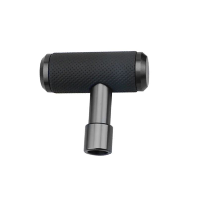 Pommeau De Levier De Vitesses En Alliage Aluminium - Design Antidérapant Universel Pour Voiture - Pack 3 Adaptateurs