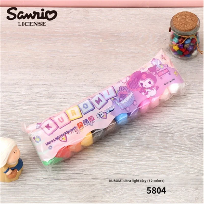Genuine Sanrio 24 Color Ultra Light Clay 12 Color 36 Plasticine Children's Toddler Handmade Clay Space air dry clay modelling clay