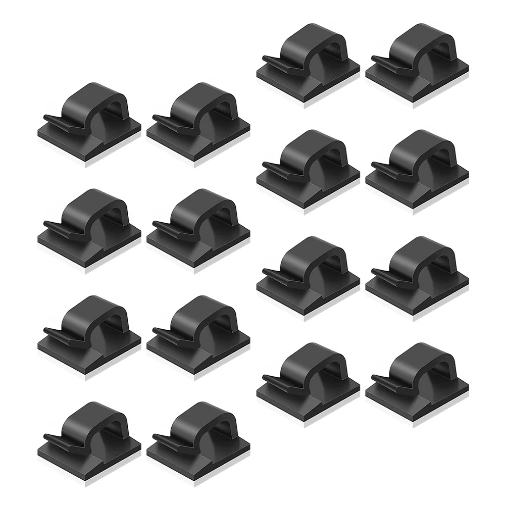

50 Pcs Premium Adhesive Cable Clips Wire Clips Wire Cord Holder Home Supplies