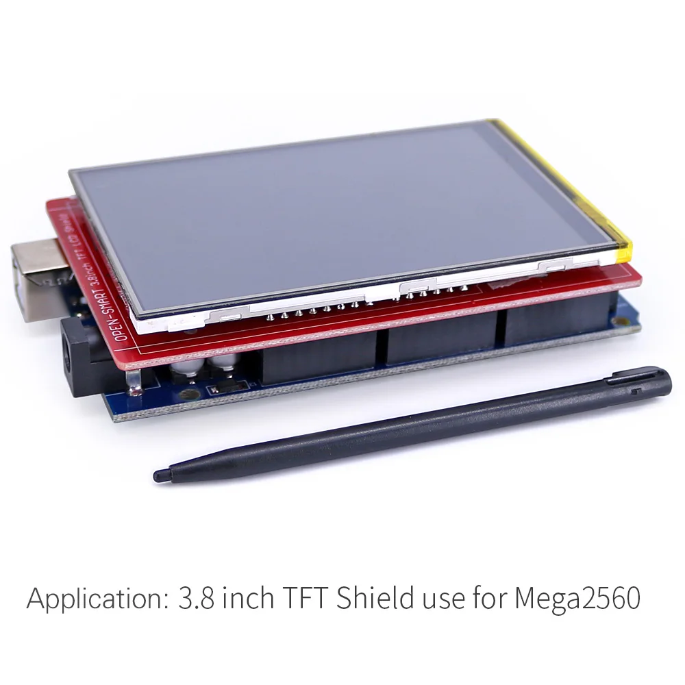 TFT LCD ÷  ŰƮ, ġ ũ º ũSD ī ,   TF ī, Mega2560, Arduino ȣȯ, 3.8 ġ