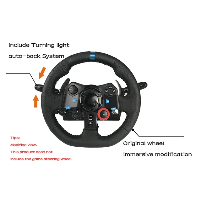 Racing Simulator Steering Wheel Turning Headlights for G29 G27 T300 For  Euro/American Truck Game Exploration Version