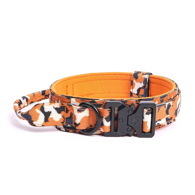 thumbnail image 1 of Juego de correa y Collar táctico para perros, herramientas de entrenamiento militar ajustables para exteriores, suministros de liberación rápida para perros medianos y grandes, 1 of 5