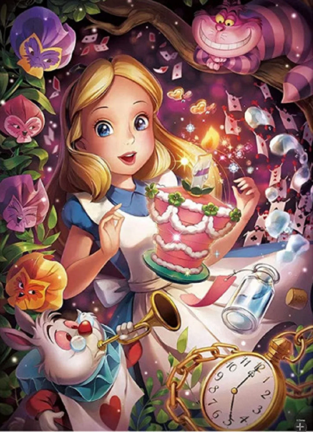 30*40cm 35*45cm Diamond Painting Cartoon Girl 5D Full Drill Embroidery Handiwork Material Pack DIY Decorative Painting