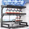 2 Layer Kitchen Sink Dish Drying Rack Over The Sink Utensil Chopsticks Storage Holder Countertop Cutting Board Holder Organizer 3