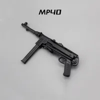 1/6 Soldier Accessories Weapon Puzzle Model MP40 HK416 AK47 Assault Rifle Gun Assembly Model Military Educational Toys 2