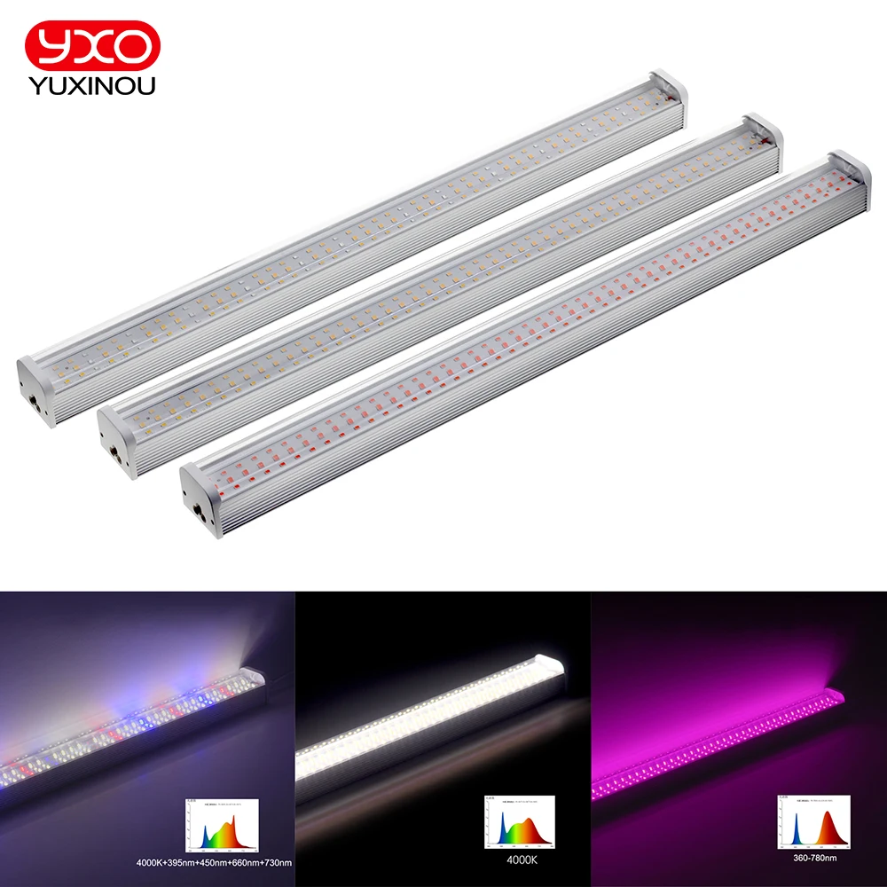 100W 25W Pieghevole Led Coltiva La Barra Luminosa Spettro Completo Dimmerabile Coltiva La Luce Per Piante Da Interno Sistema Idroponico Serra