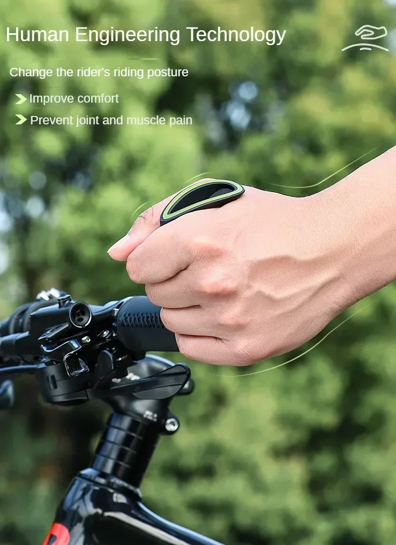 Description Picture 6 of itemMTB Bicycle Bar ends Ergonomic Design Mountain Bike Handlebar 22.2mm Nylon Inner Handle Bar Grips MTB Cover Handle