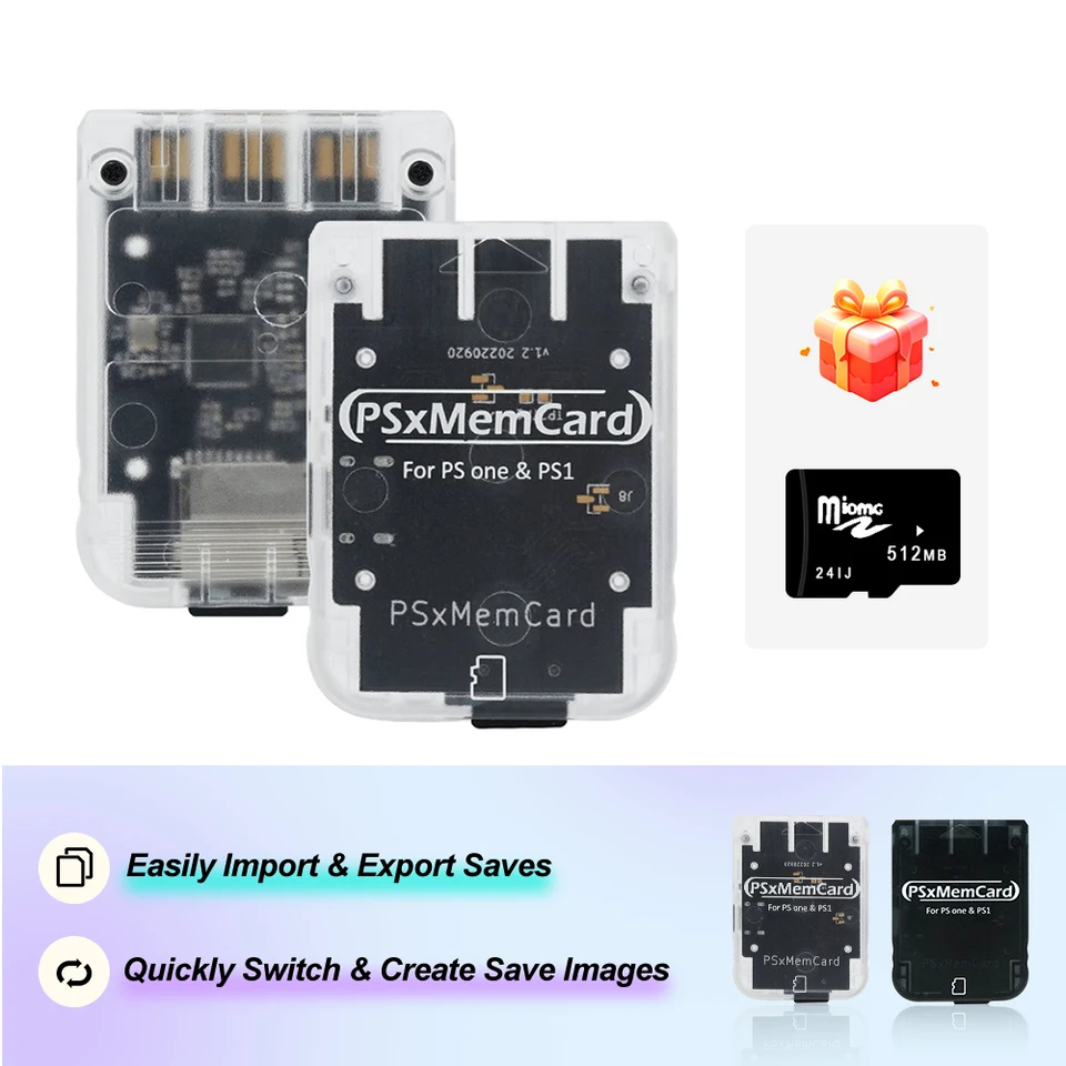 PS メモリーカード Psxmemカード,プレイステーション1,ゲームコンソール用の