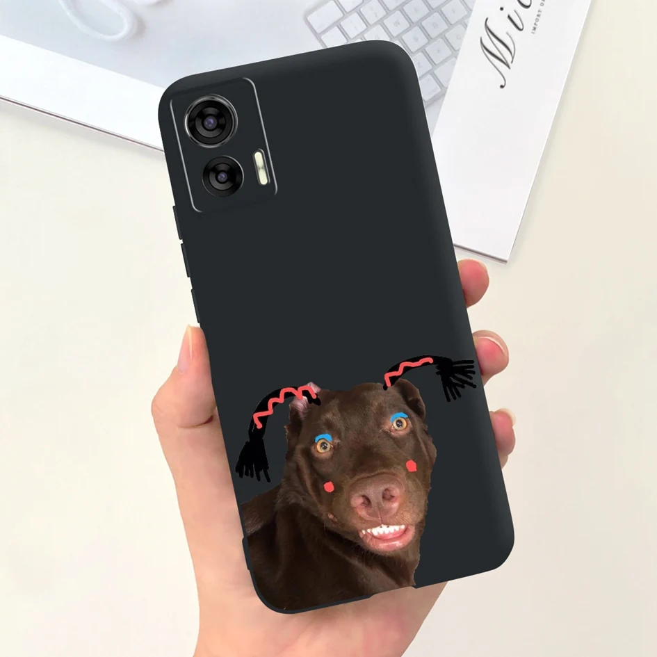 Cute Cartoon Tulip Shockproof TPU Phone Case - Anti-Fall Bumper Cover