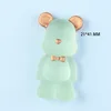 Resin Lovely Little bear Flatback Cabochon Scrapbook Kawaii DIY Embellishments Accessories 6Pcs  L35 4