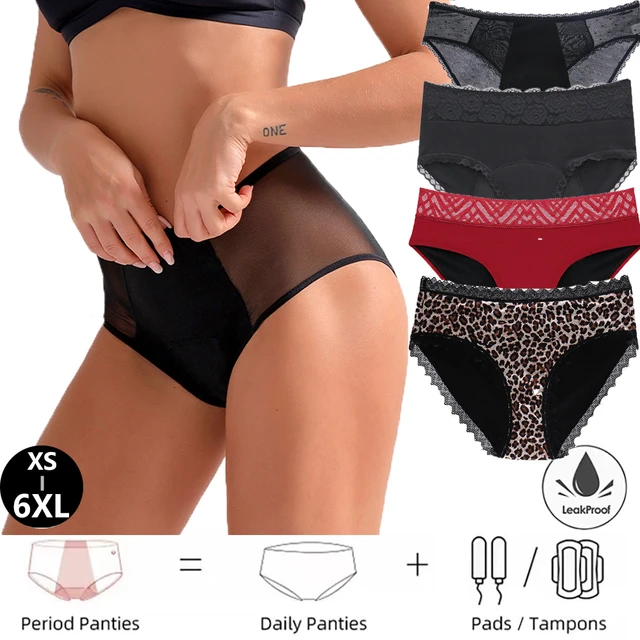 4-Layer Sexy Leakproof Women Panty Bleeding Period Panties - China Period  Panties and Panties price