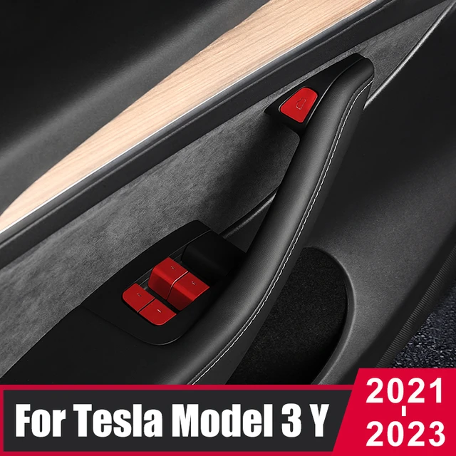 Für Tesla Modell 3 Modell y 2021 2022 2023 Aut ofens ter Glas Hub knopf  Aufkleber Türschloss Entriegelung Knopf abdeckung Aufkleber Zubehör -  AliExpress