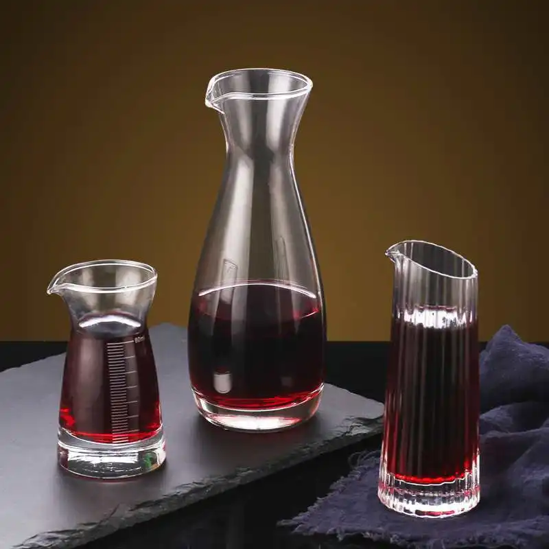 Transparent Small Capacity Red Wine Decanter Glasses