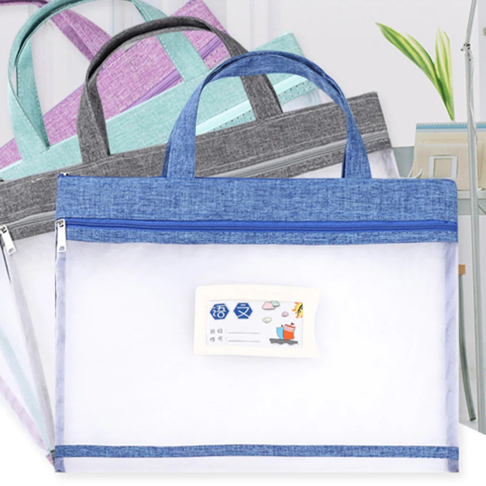 

File Holder Folder Bags Test Paper Handheld Design Pouch Gauze Document File Storage Document