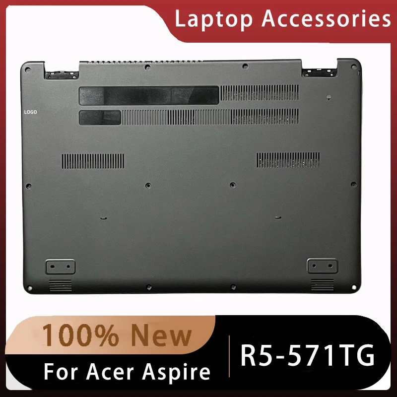 

New For Acer Aspire R5-571TG Shell ; Replacemen Laptop Accessories Bottom Gray D Cover No Foot Pads