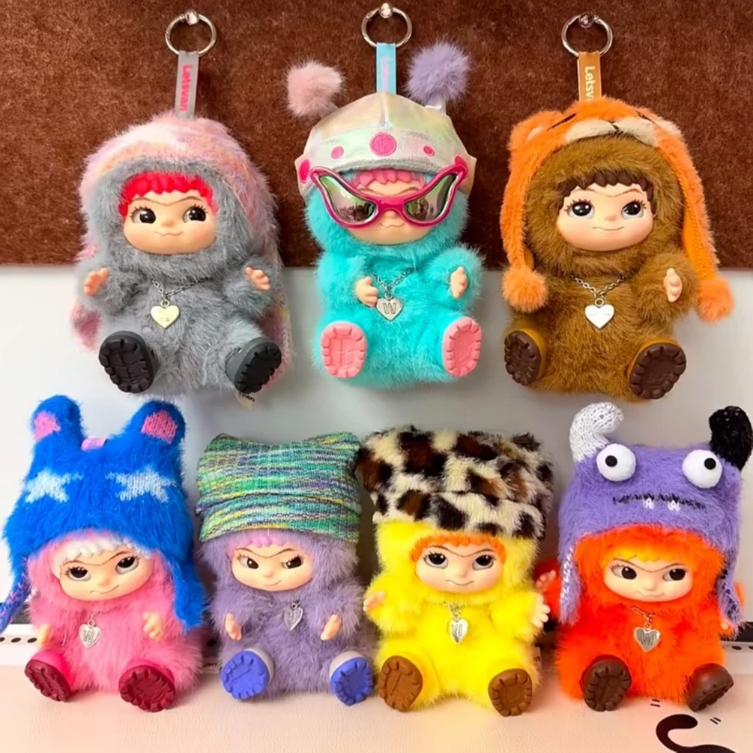 Wakuku Fuzzy Trendy Fun Party Cute Wakuku Action Figure 