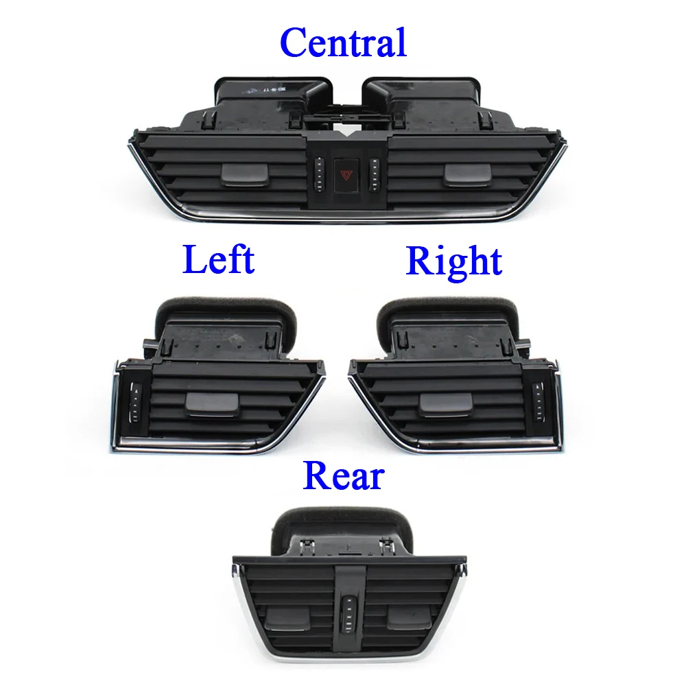 Skoda Octavia 3 A7 5E MK3 자동차 전면 후면 대시 보드 에어 벤트 AC 벤트 그릴 어셈블리 2015-2021 5E 0820951 ,5E 0819702 ,5ED 819203