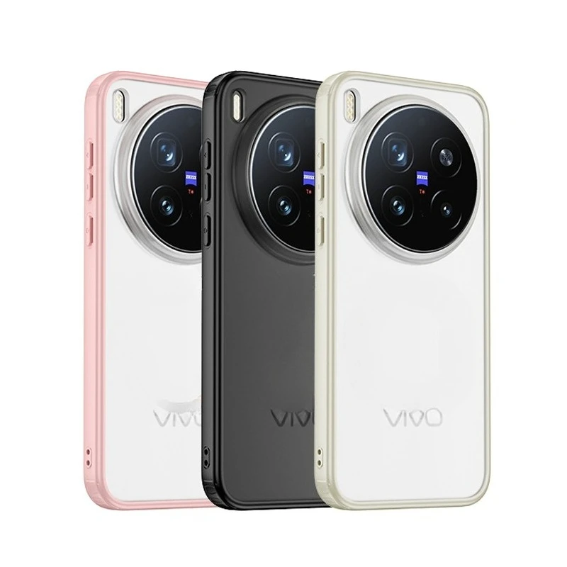 Frosted Hard PC Shockproof Camera Protection Translucent Phone Case