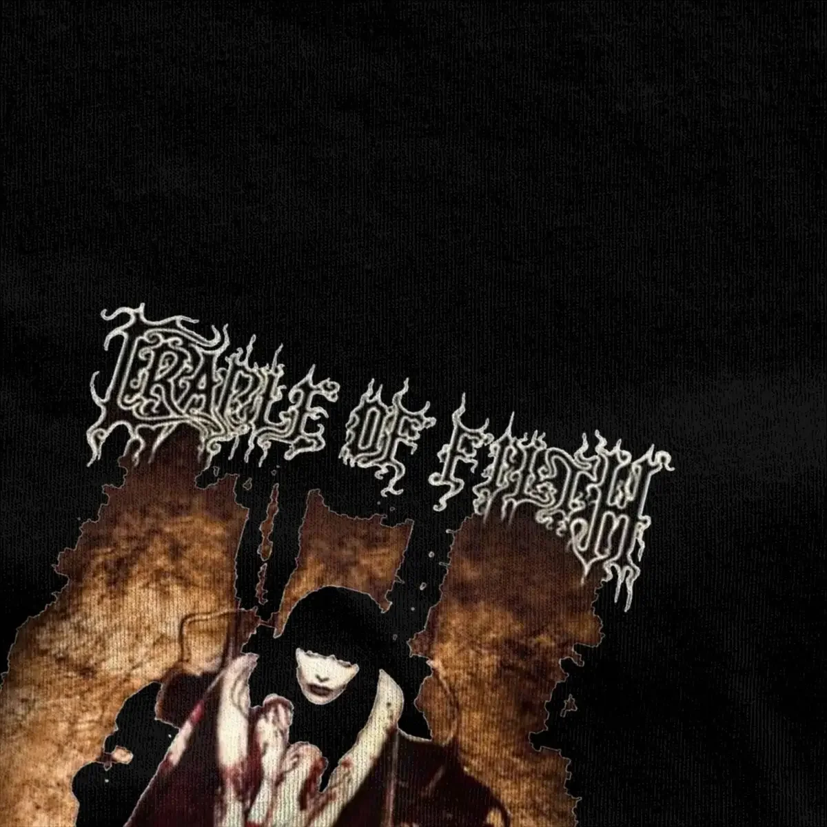 Men Women's Cradle Of Filth Band Rock T Shirts Accessories Black Metal Cotton Clothing Street Wearing Short Sleeve Crewneck Tees